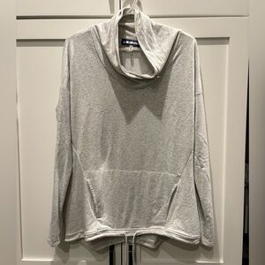 Gray Cowl Neck Pullover